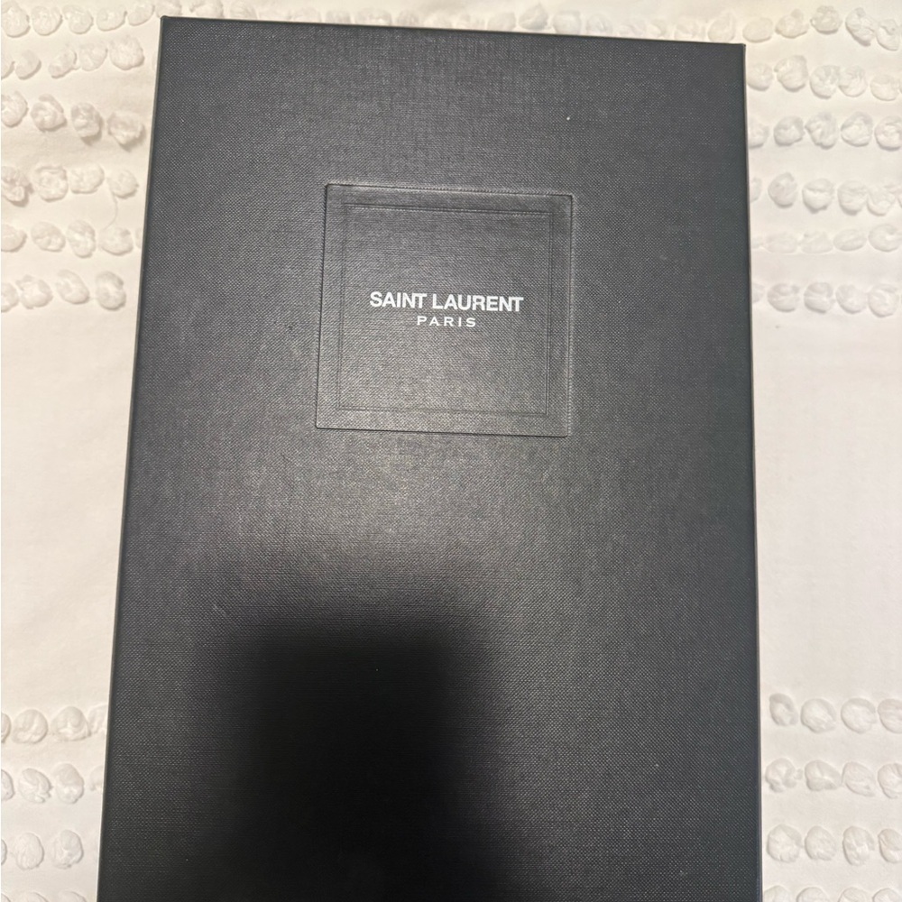 Saint Laurent Denim Espadrille Flats with Stud Trim EU37 - Picture 3 of 5